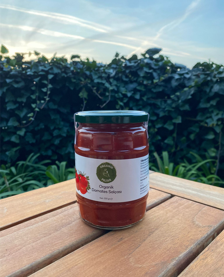 Organik Domates Salçası (550gr)