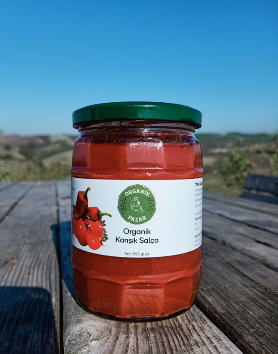 Organik Karışık Salça (550gr)